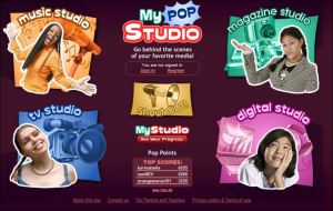 My Pop Studio by the Education Media Lab screen shot of My Pop Studio